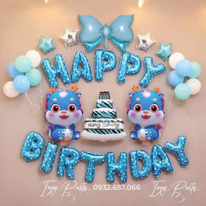 Set Trang Trí Sinh Nhật Cho Bé Rồng 41