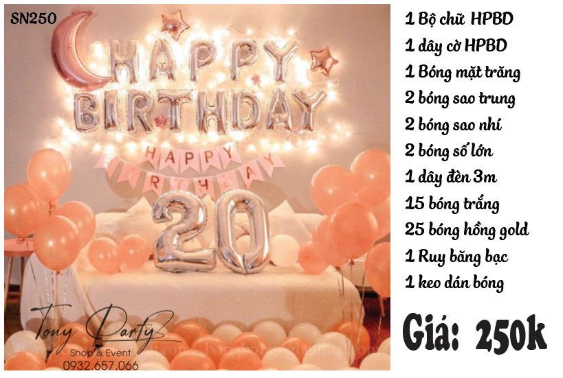 Set Trang Trí Sinh Nhật 250