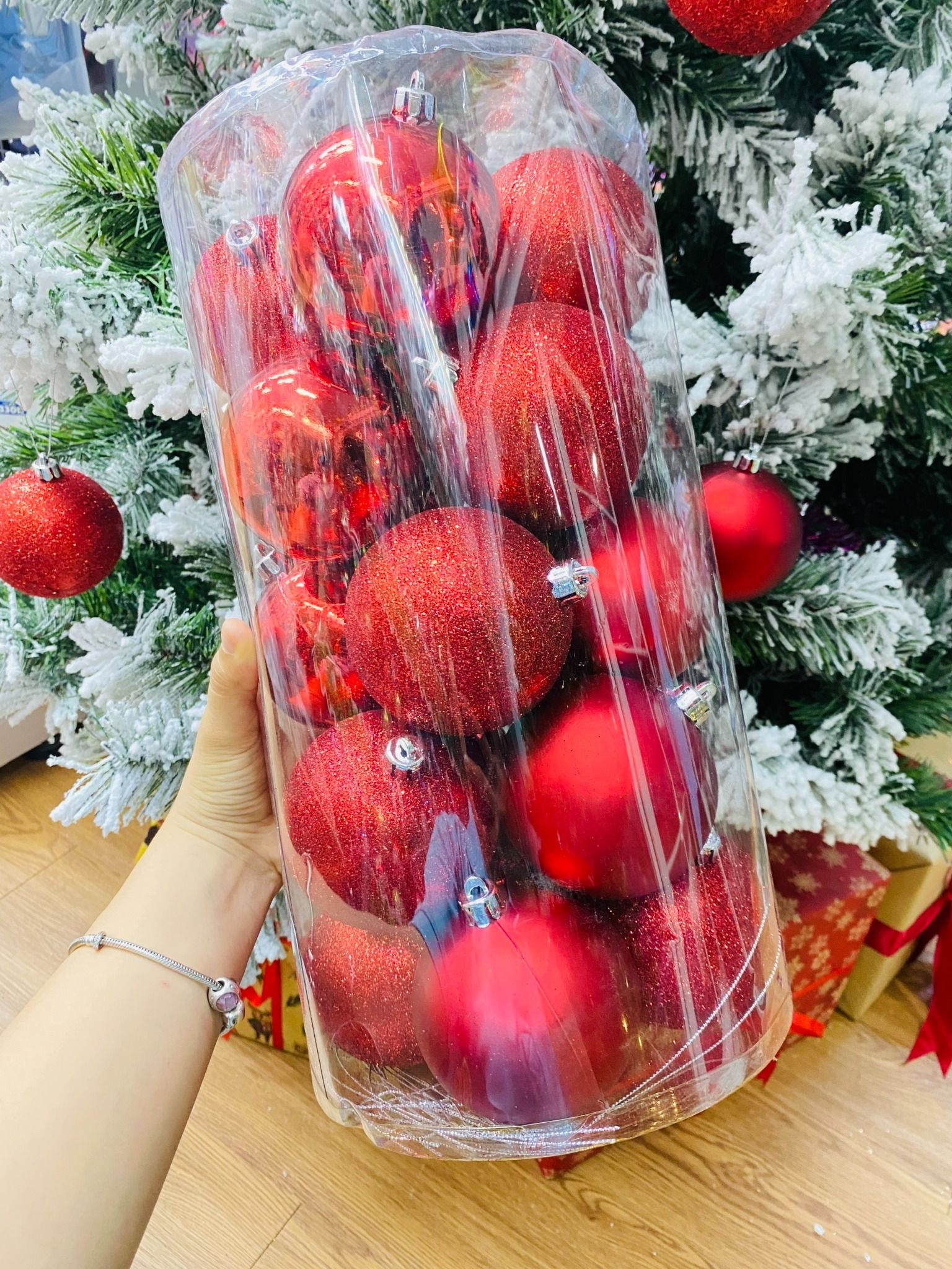 Châu Trụ 8cm Đỏ(20 quả)