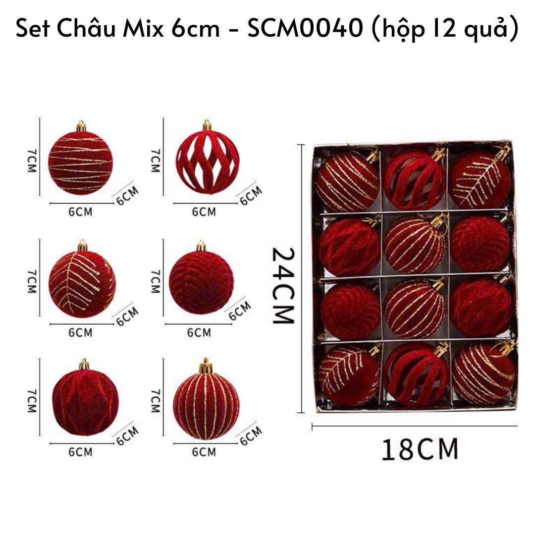 Set Châu 12 Mix 6cm