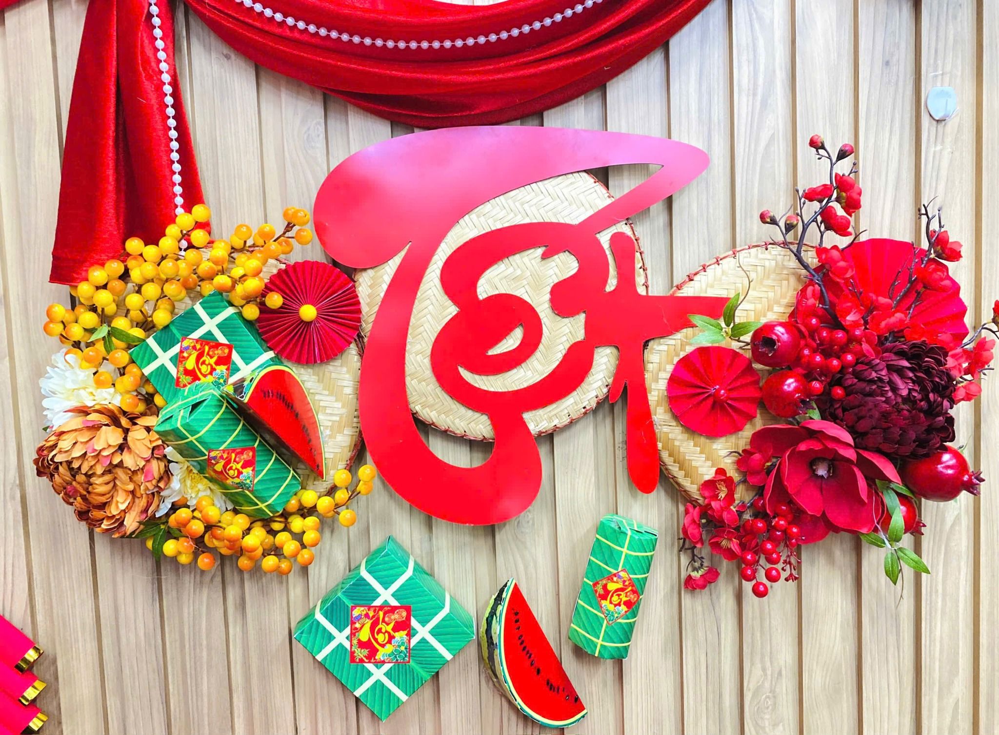 Liễn Quạt Ngang Handmade