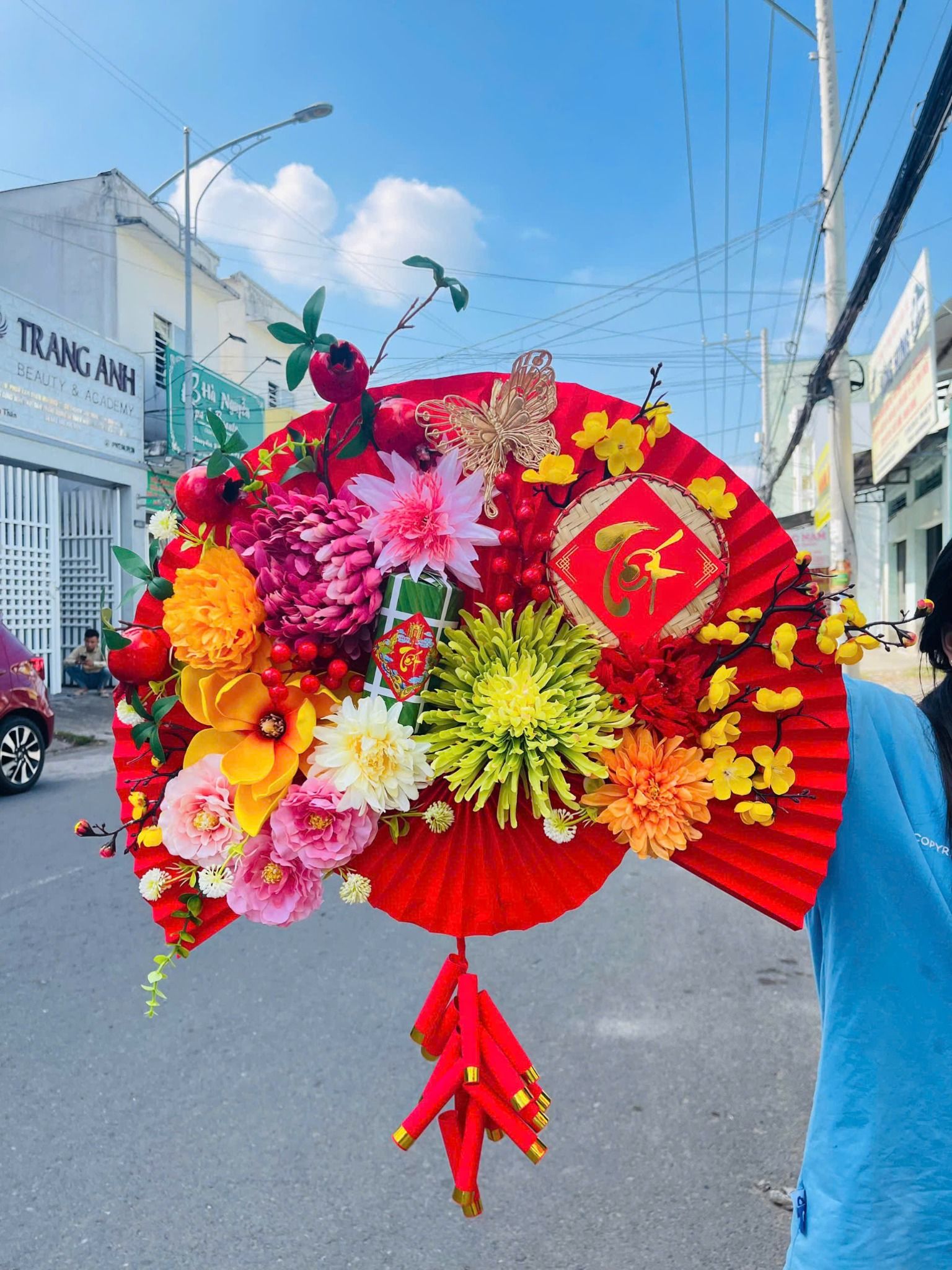 Liễn Quạt Ngang Handmade