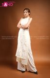 TYD1102 Set Yếm Thêu Kem
