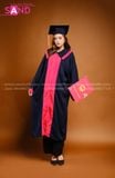TTN1401 Trang Phục Tốt Nghiệp TTB0402 Bằng Tốt Nghiệp (Xanh Viền Đỏ)
