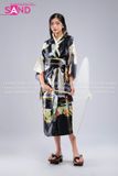 Kimono Hoạ Tiết - Đen