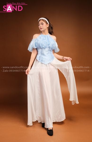 TYT0801 Set Yếm Thêu Xanh – Sand Outfit