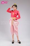 TNP0401 Trang Phục Hoá Trang Campuchia Nữ - Đỏ