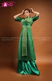 TAT0901 Áo Dài Thiết Kế Thổ Cẩm
