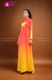 Áo Dài Loang Sao Vàng - Nữ TAA1201