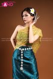 TNT0808 Trang Phục Khơ-Me (Thái Lan) Nữ Xanh Ngọc