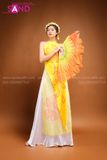 Yếm Tà Vàng TYD0302 Quần Váy Trắng Phi TQV0003