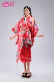 Kimono Hoạ Tiết - Đỏ