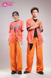 Outfit Phối Sẵn - (Quần Nắp Ngang Cam phối Bóng Chày Cam)