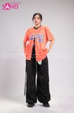 Outfit Phối Sẵn - (Quần Nắp Ngang Đen phối Bóng Chày Nâu)