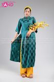 TAC0924 Áo Dài Gấm Thọ - Màu Xanh Cổ Vịt