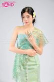 TNT0907 Trang Phục Dân Tộc Khơ Me/Thái Lan Nữ - Xanh