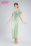 TNT0907 Trang Phục Dân Tộc Khơ Me/Thái Lan Nữ - Xanh