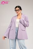  Outfit Nữ Phối Sẵn - (Quần Tây phối Blazer Tím) 