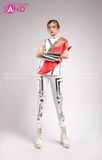 Outfit Phối Sẵn - ( Bộ Gương Nữ Trắng Phối Táp Đỏ )