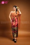 TNT0401 Trang Phục Khơ-Me (Thái Lan) Nữ Đỏ