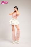 Outfit Phối Sẵn - (Áo Yếm Hoa phối Quần Váy Ngắn Xoè 2 Tầng)