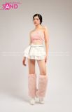 Outfit Phối Sẵn - (Áo Yếm Hoa phối Quần Váy Ngắn Xoè 2 Tầng)