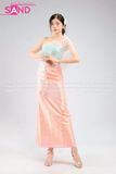 TNT0507 Trang Phục Dân Tộc Khơ Me/Thái Lan Nữ - Xanh Hồng
