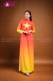 Áo Dài Loang Sao Vàng - Nữ TAA1201
