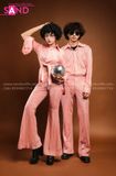 Trang Phục Disco Thập Niên 70 Cam Sữa Nam