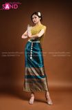 TNT0808 Trang Phục Khơ-Me (Thái Lan) Nữ Xanh Ngọc
