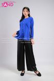 TBL0803 Áo Bà Ba Nữ Truyền Thống - Màu Xanh Coban