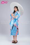 Áo Kimono Hoạ Tiết - Xanh Da Trời