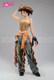 Outfit Phối Sẵn - (Quần Jean phối Nịt Tua Rua Nâu)