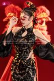TYD0104 Yếm Thêu Tay Rời Thiết Kế Đen