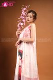 TYD0504 Set Yếm Hồng Hoạ Tiết