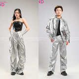 Outfit Phối Sẵn - (Quần Jogger Bạc phối Áo Khoác Bạc)