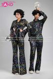 HBD0102 Set Bộ Disco 3 - Đen Chữ Màu Nữ