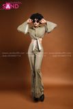 Trang Phục Disco Thập Niên 70 Đen Vàng Nữ