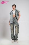 Outfit Phối Sẵn - (Quần Jeans phối Gile Jeans)