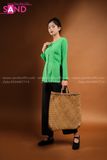 TBL0902 Áo Bà Ba Nữ Truyền Thống - Màu Xanh Lá