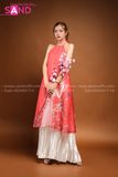 TYD0405 Yếm Thiết Kế Đỏ Hoạ Tiết