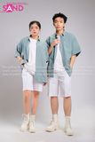 Outfit Phối Sẵn - (Quần Short Trắng phối Sơmi Pastel)