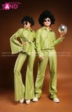 Trang Phục Disco Thập Niên 70 Xanh Lá Nam