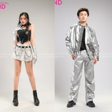 Outfit Phối Sẵn - (Quần Jogger Bạc phối Áo Khoác Bạc)