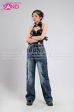 Outfit Phối Sẵn - (Quần Jean phối Bodysuit Da Bóng)