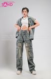 Outfit Phối Sẵn - (Quần Jeans phối Gile Jeans)
