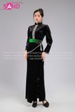 NTH0105 Trang Phục Dân Tộc Thái Đen Nữ Thiết Kế