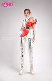 Outfit Phối Sẵn - ( Bộ Gương Nữ Trắng Phối Táp Đỏ )