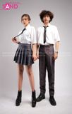 Outfit Phối Sẵn - (Quần Tây Xám Phối Sơmi Trắng)