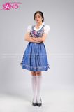 TND0803 Đầm Lễ Hội Bia Đức Nữ - Xanh Dương